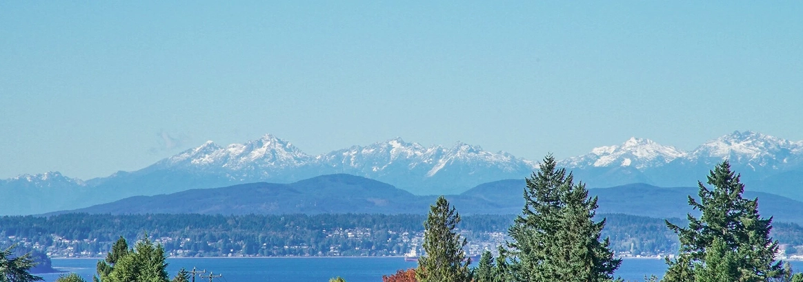 West Seattle view of Olympic Mountains